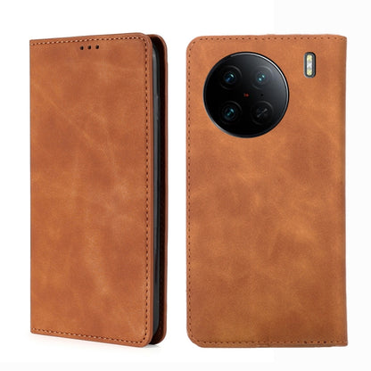 Skin Feel Magnetic Horizontal Flip Leather Phone Case, For OPPO Reno9 5G / Reno9 Pro 5G, For OPPO Reno9 Pro+ 5G, For Realme 10 Pro 5G, For Realme 10 Pro+ 5G, For vivo X90 Pro 5G, For TCL 40R 5G