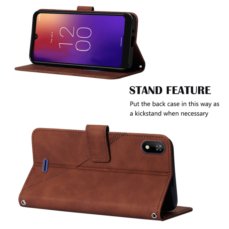 Crossbody 3D Embossed Flip Leather Phone Case, For Moxee m2160, For Tecno Pop 6 Pro, For Tecno Pova 4, For Tecno Pova 4 Pro, For Tecno Pova Neo 2, For Google Pixel 7a, For Samsung Galaxy A04e
