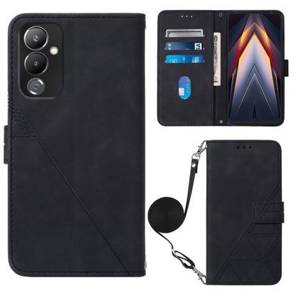 Crossbody 3D Embossed Flip Leather Phone Case, For Moxee m2160, For Tecno Pop 6 Pro, For Tecno Pova 4, For Tecno Pova 4 Pro, For Tecno Pova Neo 2, For Google Pixel 7a, For Samsung Galaxy A04e
