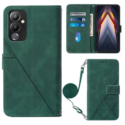 Crossbody 3D Embossed Flip Leather Phone Case, For Moxee m2160, For Tecno Pop 6 Pro, For Tecno Pova 4, For Tecno Pova 4 Pro, For Tecno Pova Neo 2, For Google Pixel 7a, For Samsung Galaxy A04e