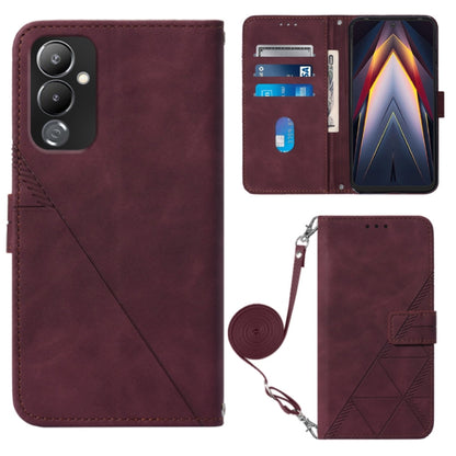 Crossbody 3D Embossed Flip Leather Phone Case, For Moxee m2160, For Tecno Pop 6 Pro, For Tecno Pova 4, For Tecno Pova 4 Pro, For Tecno Pova Neo 2, For Google Pixel 7a, For Samsung Galaxy A04e