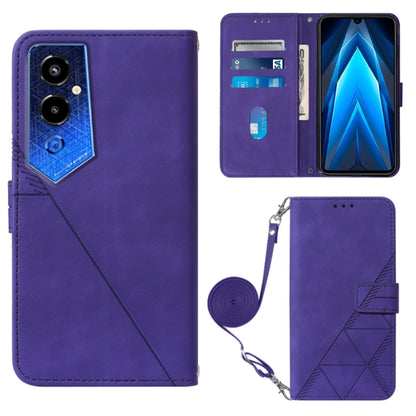 Crossbody 3D Embossed Flip Leather Phone Case, For Moxee m2160, For Tecno Pop 6 Pro, For Tecno Pova 4, For Tecno Pova 4 Pro, For Tecno Pova Neo 2, For Google Pixel 7a, For Samsung Galaxy A04e