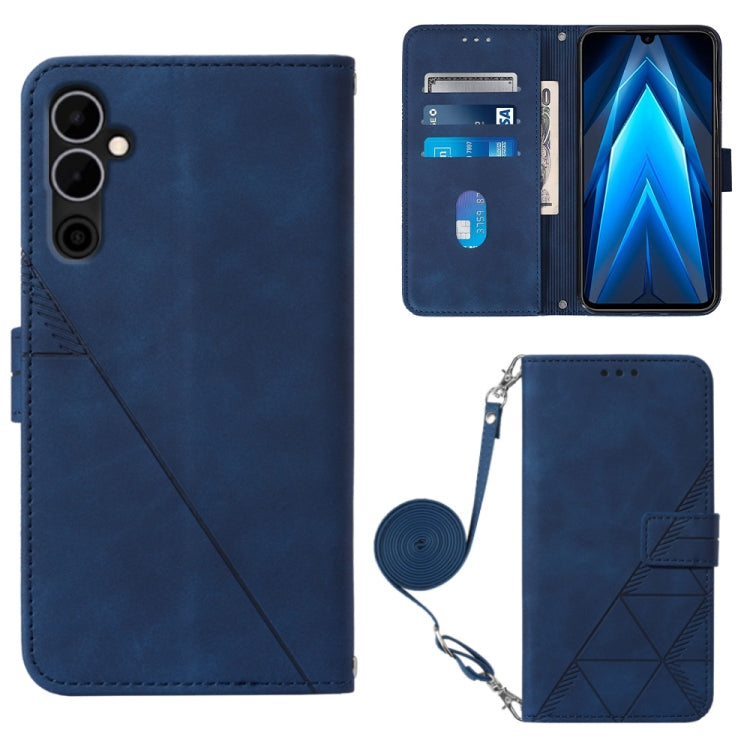 Crossbody 3D Embossed Flip Leather Phone Case, For Moxee m2160, For Tecno Pop 6 Pro, For Tecno Pova 4, For Tecno Pova 4 Pro, For Tecno Pova Neo 2, For Google Pixel 7a, For Samsung Galaxy A04e