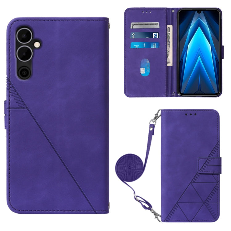 Crossbody 3D Embossed Flip Leather Phone Case, For Moxee m2160, For Tecno Pop 6 Pro, For Tecno Pova 4, For Tecno Pova 4 Pro, For Tecno Pova Neo 2, For Google Pixel 7a, For Samsung Galaxy A04e