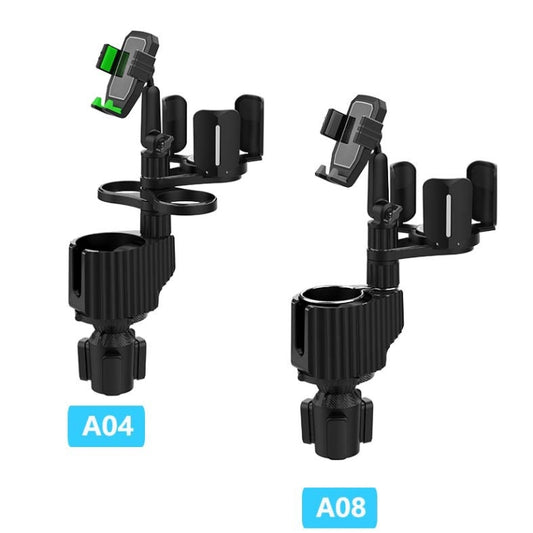 Car Drink Water Cup Mobile Phone Holder, A04(Grey), A04(Green), A08(Grey), A08(Green)