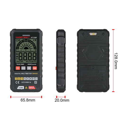 HABOTEST Mini Digital Display High-precision Multimeter, HT124B+, HT124A, HT124A+, HT124B