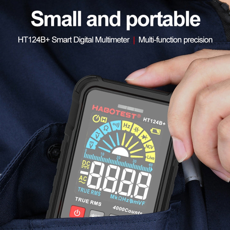HABOTEST Mini Digital Display High-precision Multimeter, HT124B+, HT124A, HT124A+, HT124B