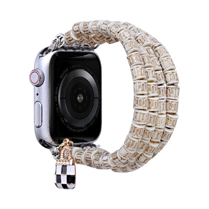 Multi-row Beads Watch Band, For Apple Watch Ultra 49mm / Series 8&7 45mm, For Apple Watch Series 8&7 41mm