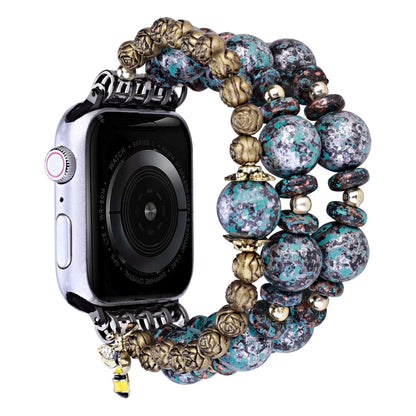 Rose Beads Watch Band, For Apple Watch Ultra 49mm / Series 8&7 45mm, For Apple Watch Series 8&7 41mm