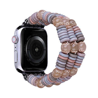 Pieces Beads Watch Band, For Apple Watch Ultra 49mm / Series 8&7 45mm, For Apple Watch Series 8&7 41mm