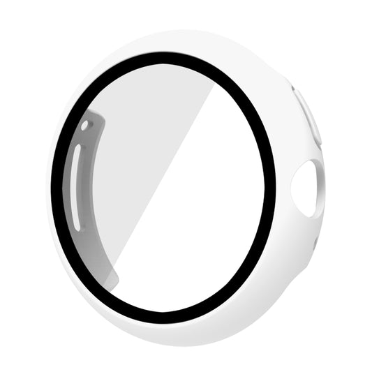 Boîtier de protection de montre intégré avec film trempé et cadre PC givré, pour Google Pixel Watch