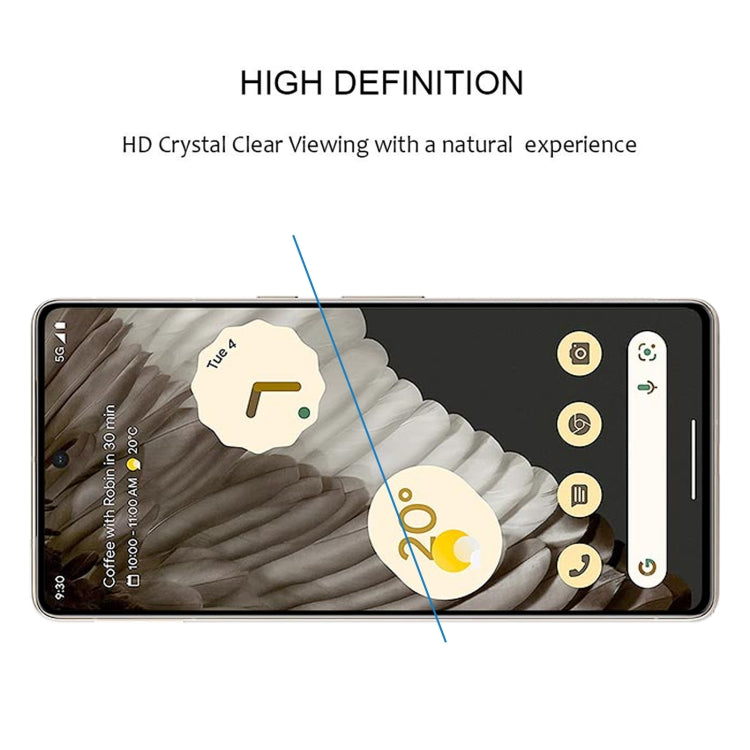25pcs 3D Curved Edge Full Screen Tempered Glass Film, For Google Pixel 7 Pro (25 PCS)