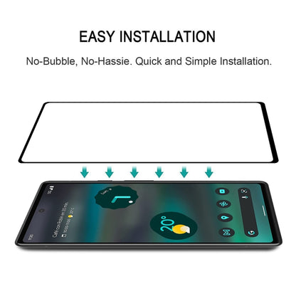 25pcs Full Glue Full Cover Screen Protector Tempered Glass Film, For Google Pixel 6a (25 PCS), For Google Pixel 7 (25 PCS)