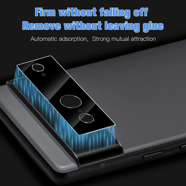 2pcs Full Glue Tempered Glass Full Film with 2pcs Aluminum Lens Film Set, For Google Pixel 7, For Google Pixel 7 Pro