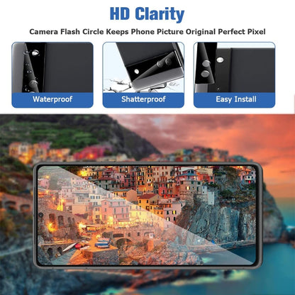 2pcs Full Glue Tempered Glass Full Film with 2pcs Aluminum Lens Film Set, For Google Pixel 7, For Google Pixel 7 Pro