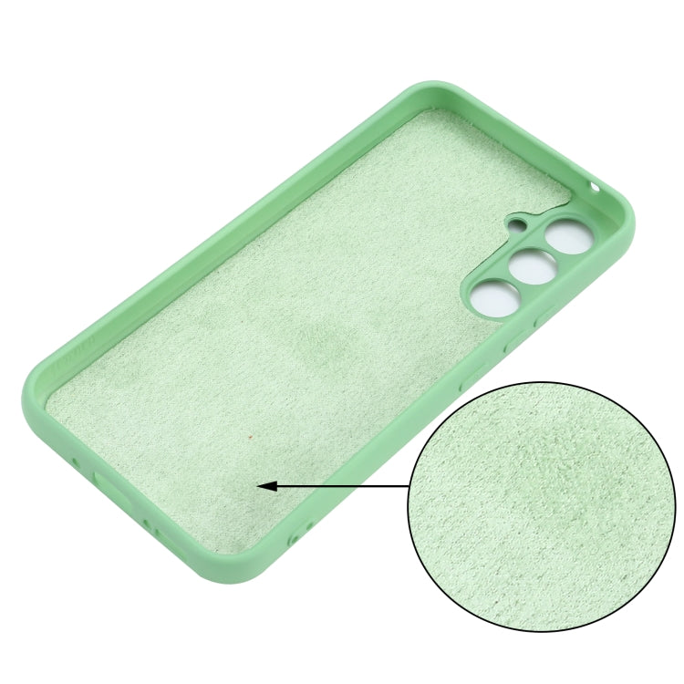 Solid Color Liquid Silicone Dropproof Full Coverage Phone Case, For Samsung Galaxy A54 5G