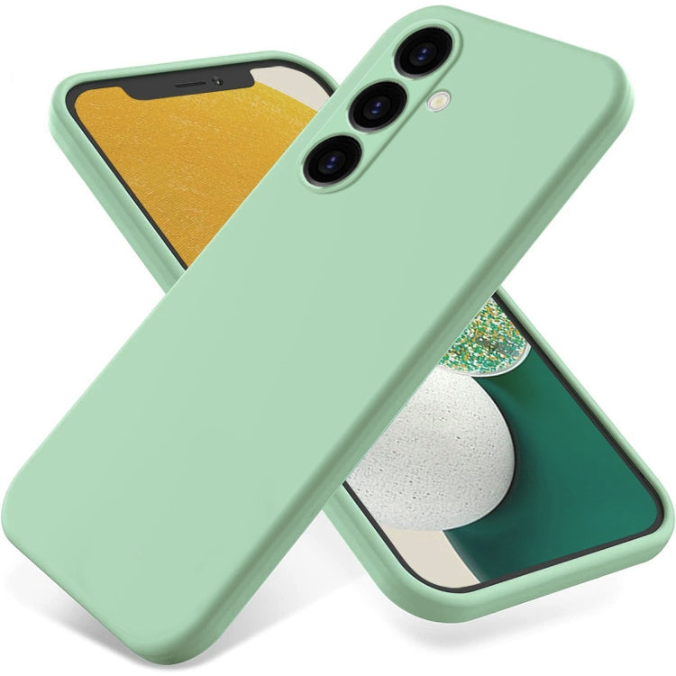 Solid Color Liquid Silicone Dropproof Full Coverage Phone Case