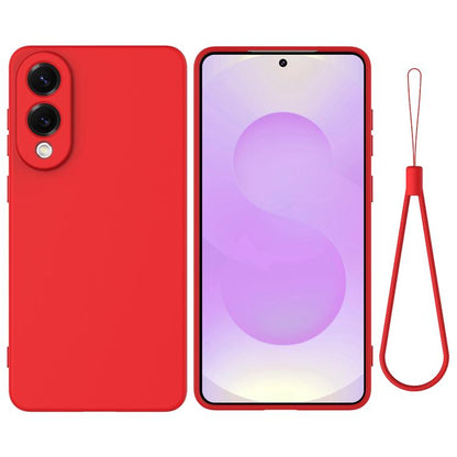 Solid Color Liquid Silicone Dropproof Full Coverage Phone Case