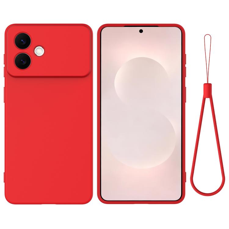 Solid Color Liquid Silicone Dropproof Full Coverage Phone Case