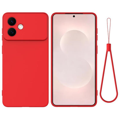 Solid Color Liquid Silicone Dropproof Full Coverage Phone Case