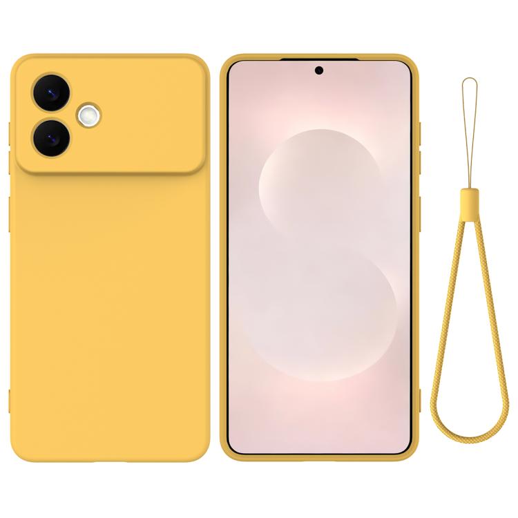 Solid Color Liquid Silicone Dropproof Full Coverage Phone Case