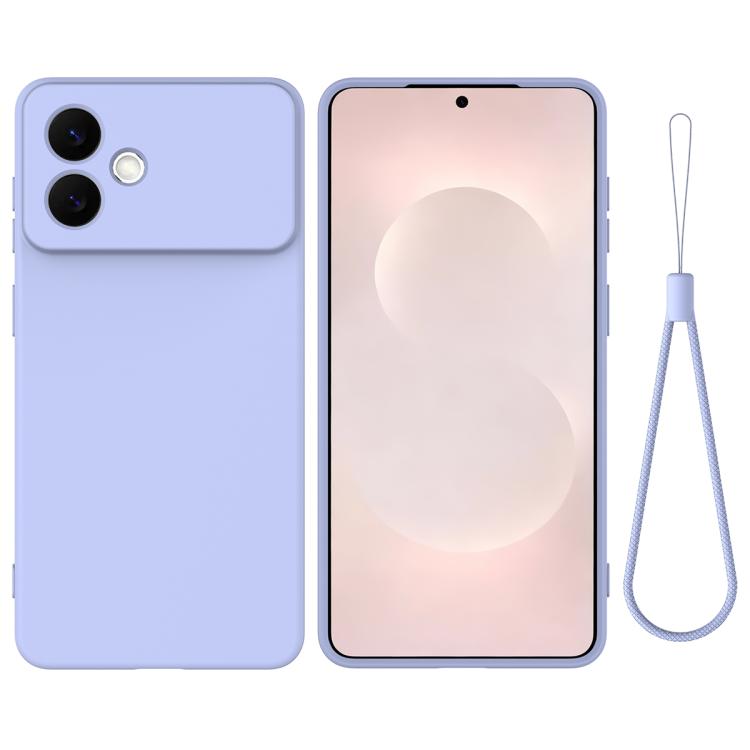 Solid Color Liquid Silicone Dropproof Full Coverage Phone Case