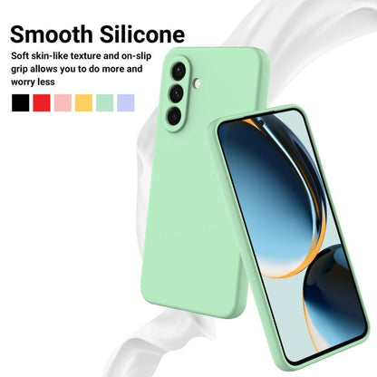 Solid Color Liquid Silicone Dropproof Full Coverage Phone Case