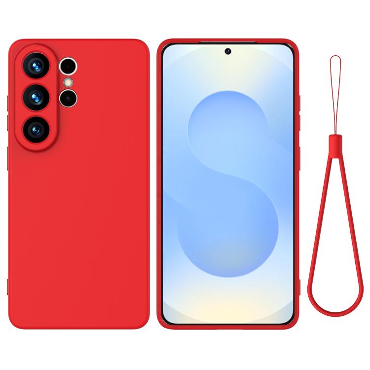 Solid Color Liquid Silicone Dropproof Full Coverage Phone Case
