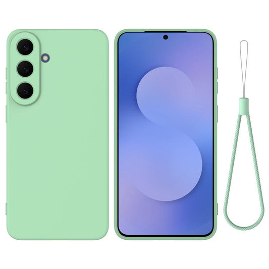 Solid Color Liquid Silicone Dropproof Full Coverage Phone Case, For Galaxy S26 FE 5G, For Samsung Galaxy S26+ 5G, For Samsung Galaxy S26 Egde 5G, For Samsung Galaxy S26 Ultra 5G, For Samsung Galaxy S26 5G, For Samsung Galaxy S25 FE 5G                  ...