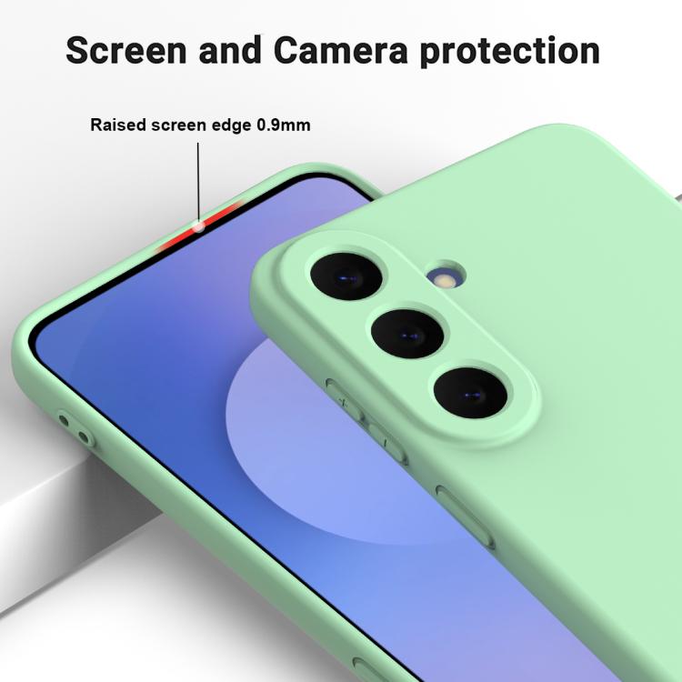 Solid Color Liquid Silicone Dropproof Full Coverage Phone Case, For Galaxy S26 FE 5G, For Samsung Galaxy S26+ 5G, For Samsung Galaxy S26 Egde 5G, For Samsung Galaxy S26 Ultra 5G, For Samsung Galaxy S26 5G, For Samsung Galaxy S25 FE 5G                  ...