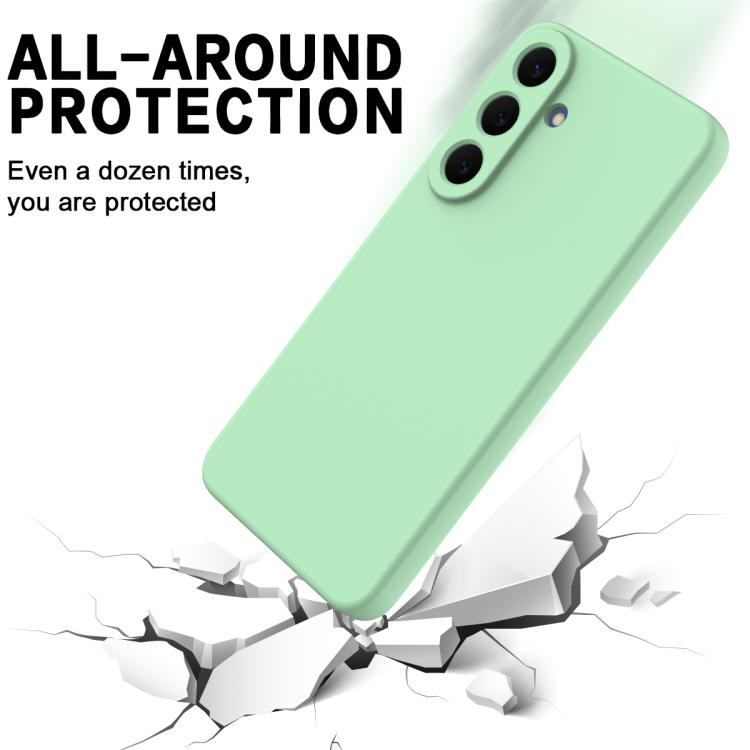 Solid Color Liquid Silicone Dropproof Full Coverage Phone Case, For Galaxy S26 FE 5G, For Samsung Galaxy S26+ 5G, For Samsung Galaxy S26 Egde 5G, For Samsung Galaxy S26 Ultra 5G, For Samsung Galaxy S26 5G, For Samsung Galaxy S25 FE 5G                  ...