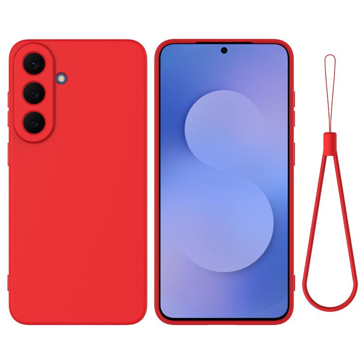 Solid Color Liquid Silicone Dropproof Full Coverage Phone Case, For Galaxy S26 FE 5G, For Samsung Galaxy S26+ 5G, For Samsung Galaxy S26 Egde 5G, For Samsung Galaxy S26 Ultra 5G, For Samsung Galaxy S26 5G, For Samsung Galaxy S25 FE 5G                  ...