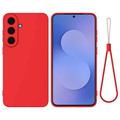 Solid Color Liquid Silicone Dropproof Full Coverage Phone Case, For Galaxy S26 FE 5G, For Samsung Galaxy S26+ 5G, For Samsung Galaxy S26 Egde 5G, For Samsung Galaxy S26 Ultra 5G, For Samsung Galaxy S26 5G, For Samsung Galaxy S25 FE 5G                  ...