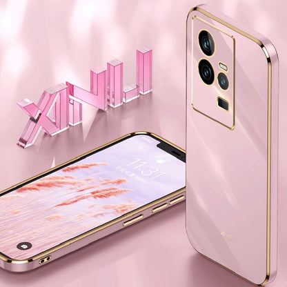 XINLI Straight Edge 6D Electroplate TPU Phone Case, For vivo iQOO 11 5G, For Realme 10 Pro 5G, For Realme 10 Pro+, For vivo Y02 4G, For Xiaomi Redmi K60, For Xiaomi Redmi K60E