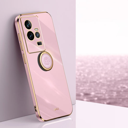 XINLI Straight Edge 6D Electroplate TPU Phone Case with Ring Holder, For vivo iQOO 11 5G, For Realme 10 Pro 5G, For Realme 10 Pro+, For vivo Y02 4G, For Xiaomi Redmi K60, For Xiaomi Redmi K60E