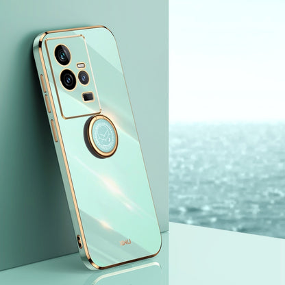 XINLI Straight Edge 6D Electroplate TPU Phone Case with Ring Holder, For vivo iQOO 11 5G, For Realme 10 Pro 5G, For Realme 10 Pro+, For vivo Y02 4G, For Xiaomi Redmi K60, For Xiaomi Redmi K60E