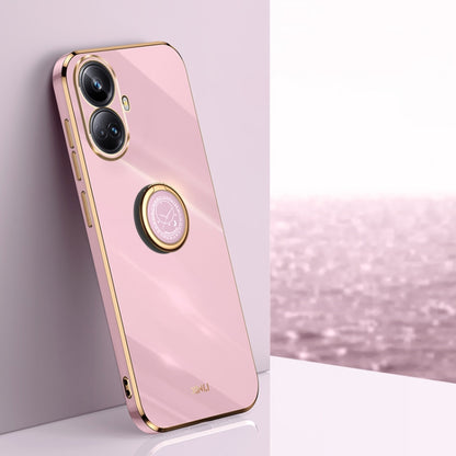 XINLI Straight Edge 6D Electroplate TPU Phone Case with Ring Holder, For vivo iQOO 11 5G, For Realme 10 Pro 5G, For Realme 10 Pro+, For vivo Y02 4G, For Xiaomi Redmi K60, For Xiaomi Redmi K60E