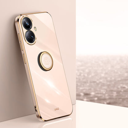 XINLI Straight Edge 6D Electroplate TPU Phone Case with Ring Holder, For vivo iQOO 11 5G, For Realme 10 Pro 5G, For Realme 10 Pro+, For vivo Y02 4G, For Xiaomi Redmi K60, For Xiaomi Redmi K60E