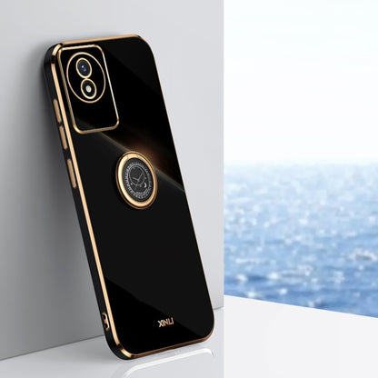 XINLI Straight Edge 6D Electroplate TPU Phone Case with Ring Holder, For vivo iQOO 11 5G, For Realme 10 Pro 5G, For Realme 10 Pro+, For vivo Y02 4G, For Xiaomi Redmi K60, For Xiaomi Redmi K60E