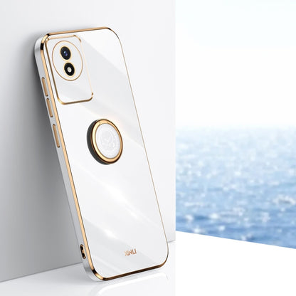 XINLI Straight Edge 6D Electroplate TPU Phone Case with Ring Holder, For vivo iQOO 11 5G, For Realme 10 Pro 5G, For Realme 10 Pro+, For vivo Y02 4G, For Xiaomi Redmi K60, For Xiaomi Redmi K60E