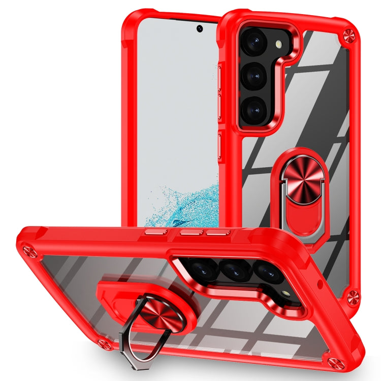 TPU + PC Lens Protection Phone Case with Ring Holder, For Samsung Galaxy A14 5G, For Samsung Galaxy S23+ 5G, For Samsung Galaxy S23 Ultra 5G, For Samsung Galaxy S23 5G