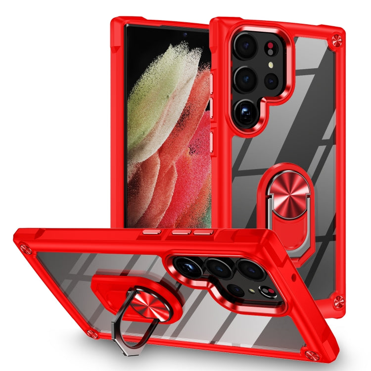 TPU + PC Lens Protection Phone Case with Ring Holder, For Samsung Galaxy A14 5G, For Samsung Galaxy S23+ 5G, For Samsung Galaxy S23 Ultra 5G, For Samsung Galaxy S23 5G