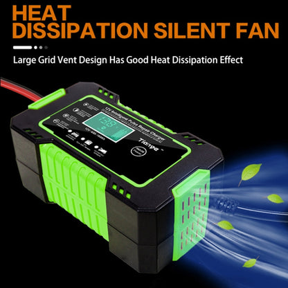 Motorcycle / Car Battery Smart Charger with LCD Creen, UK Plug, US Plug, AU Plug, EU Plug, JP Plug