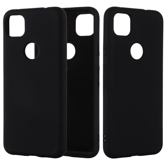 Pure Color Liquid Silicone Shockproof Full Coverage Case, For Google Pixel 4a 4G