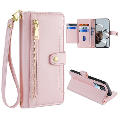 Sheep Texture Cross-body Zipper Wallet Leather Phone Case, For Xiaomi Redmi Note 11 4G Global / Note 11S, For Xiaomi Redmi K50 Ultra, For Xiaomi Civi 2 5G, For Xiaomi Redmi K40 Gaming, For OnePlus 10 Pro 5G, For OnePlus Ace Racing