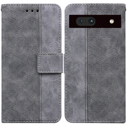 Geometric Embossed Flip Leather Phone Case, For Google Pixel 7a, For Infinix Hot 20 Play, For Samsung Galaxy A34 5G, For Samsung Galaxy A54 5G, For OPPO A58, For Tecno Pova 4 Pro