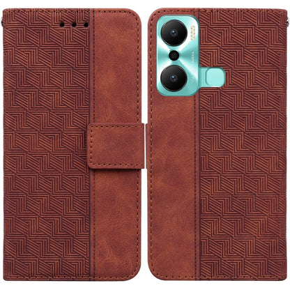 Geometric Embossed Flip Leather Phone Case, For Google Pixel 7a, For Infinix Hot 20 Play, For Samsung Galaxy A34 5G, For Samsung Galaxy A54 5G, For OPPO A58, For Tecno Pova 4 Pro
