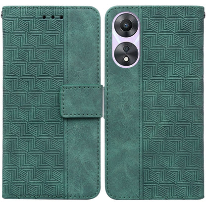 Geometric Embossed Flip Leather Phone Case, For Google Pixel 7a, For Infinix Hot 20 Play, For Samsung Galaxy A34 5G, For Samsung Galaxy A54 5G, For OPPO A58, For Tecno Pova 4 Pro
