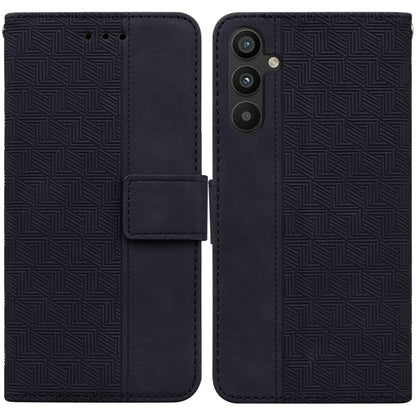 Geometric Embossed Flip Leather Phone Case, For Google Pixel 7a, For Infinix Hot 20 Play, For Samsung Galaxy A34 5G, For Samsung Galaxy A54 5G, For OPPO A58, For Tecno Pova 4 Pro