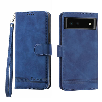 Dierfeng Dream Line TPU + PU Leather Phone Case, For Google Pixel 6, For Google Pixel 6 Pro, For Google Pixel 6a, For Google Pixel 7, For Google Pixel 7 Pro, For Google Pixel 7a